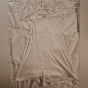 Free people sheer white bodysuit
